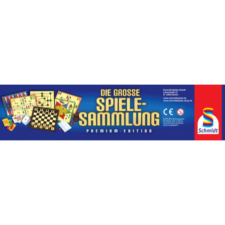 Schmidt Spiele Große Spielesammlung | Über 100 Spiele Klassiker | Familienspiele ab 6 Jahre