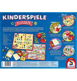 Schmidt Spiele 5 in 1 Kinderspiele Klassiker Set ab 4 Jahren – Mensch ärgere Dich nicht® Kids, Kniffel® Kids uvm.