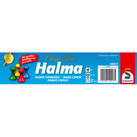 Schmidt Spiele Halma Classic Line – Strategie Brettspiel für 2-6 Spieler