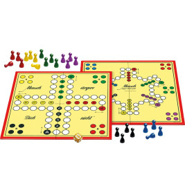 Mensch ärgere Dich nicht Gold Edition | Brettspiel Klassiker für 2-4 Spieler ab 6 Jahren