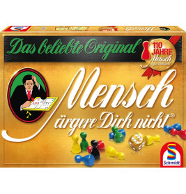 Mensch ärgere Dich nicht Gold Edition | Brettspiel Klassiker für 2-4 Spieler ab 6 Jahren
