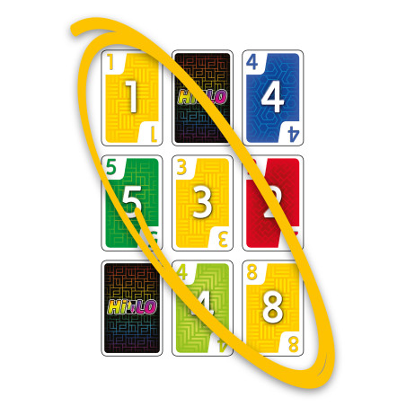Schmidt Spiele HILO Kartenspiel – schnelles Kartenspiel für 2-6 Spieler ab 8 Jahren