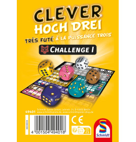 Schmidt Spiele 49401 Clever hoch Drei, Challenge Block