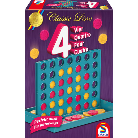 Schmidt Spiele 49403 Vier gewinnt | Strategiespiel für 2 Personen