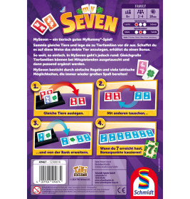 Selecta MySeven Würfelspiel – Kompaktes Strategiespiel für 2-4 Spieler ab 8 Jahren (49467)