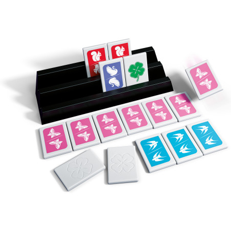 Selecta MySeven Würfelspiel – Kompaktes Strategiespiel für 2-4 Spieler ab 8 Jahren (49467)