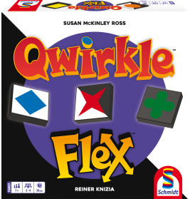 Selecta Qwirkle Flex – Innovatives Legespiel | Strategischer Familienspaß für 2-4 Spieler ab 6 Jahren