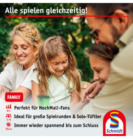 Selecta Noch X-Mal! – Familien Gedächtnisspiel, Merkfähigkeit für 2-4 Spieler