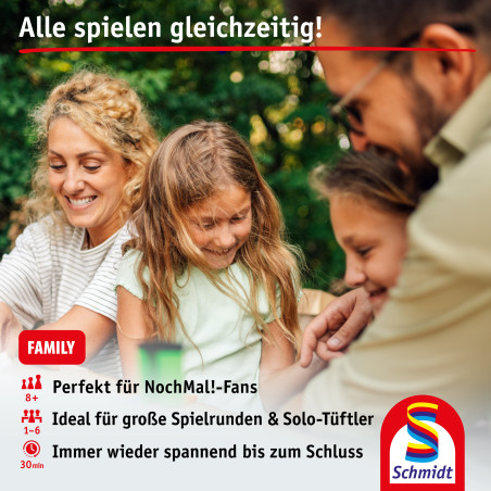 Selecta Noch X-Mal! – Familien Gedächtnisspiel, Merkfähigkeit für 2-4 Spieler