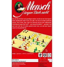 Schmidt Spiele Mensch ärgere Dich nicht Mitbringspiel Metalldose – Klassiker für 2-4 Spieler ab 6