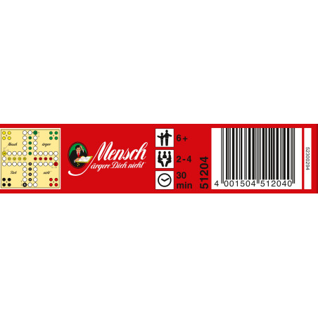 Schmidt Spiele Mensch ärgere Dich nicht Mitbringspiel Metalldose – Klassiker für 2-4 Spieler ab 6