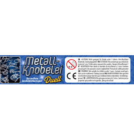 Schmidt Spiele Metall-Knobelei Mitbringspiel | 12 Rätsel in Metalldose | Für unterwegs