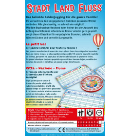 Schmidt Spiele Stadt, Land, Fluss Mitbringspiel | Mit Buchstaben-Roulette | Metalldose
