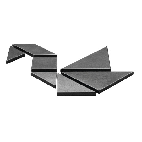 Schmidt Spiele Tangram Mitbringspiel | Über 800 Vorlagen in Metalldose | Ab 6 Jahren