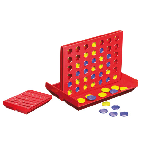 Schmidt Spiele Vier Mitbringspiel | Taktisches Duell in Metalldose | Für 2 Spieler ab 6