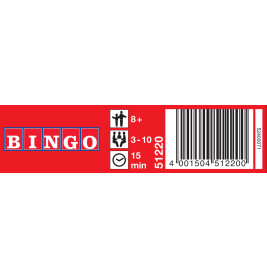 Schmidt Spiele Bingo Mitbringspiel | Klassiker in Metalldose | Für 3-10 Spieler ab 8