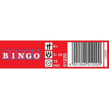 Schmidt Spiele Bingo Mitbringspiel | Klassiker in Metalldose | Für 3-10 Spieler ab 8