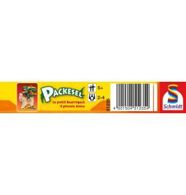 Schmidt Spiele Packesel Mitbringspiel 51235 | Geschicklichkeitsspiel in Metalldose ab 5 J.
