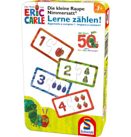 Schmidt Spiele Die kleine Raupe Nimmersatt Lernspiel | Zahlen lernen ab 3 Jahren
