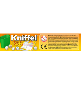 Schmidt Spiele Kniffel Kids Mitbringspiel 51245 | Tierwürfelspiel in Metalldose ab 5 J.