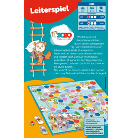 Selecta Leiterspiel Bobo Siebenschläfer – Klassisches Würfelspiel ab 3 Jahre