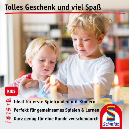 Selecta Leiterspiel Bobo Siebenschläfer – Klassisches Würfelspiel ab 3 Jahre
