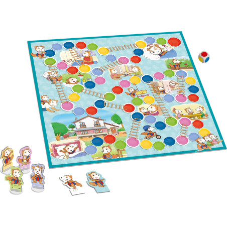 Selecta Leiterspiel Bobo Siebenschläfer – Klassisches Würfelspiel ab 3 Jahre