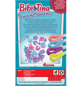 Schmidt Spiele Bibi & Tina Freundschaftsbändchen – Bastelset in Metalldose | ab 5