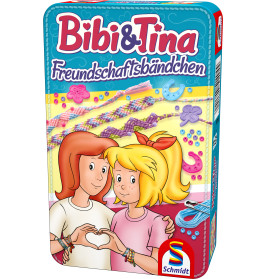 Schmidt Spiele Bibi & Tina Freundschaftsbändchen – Bastelset in Metalldose | ab 5