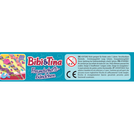 Schmidt Spiele Bibi & Tina Freundschaftsbändchen – Bastelset in Metalldose | ab 5