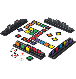 Schmidt Spiele Qwirkle Mini-Format: Spiel des Jahres in Metalldose inkl. 2 Erweiterungen