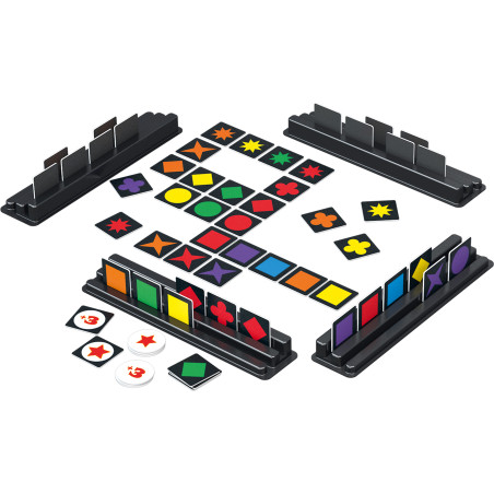 Schmidt Spiele Qwirkle Mini-Format: Spiel des Jahres in Metalldose inkl. 2 Erweiterungen
