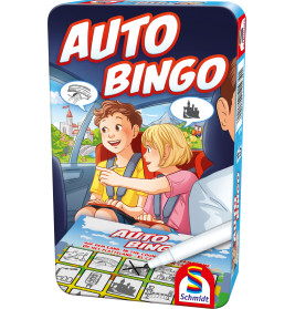 Schmidt Spiele Auto-Bingo – Bring-Mich-Mit-Spiel in der Metalldose für Autofahrten