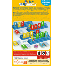 Schmidt Spiele MyRummy® Kids | Zahlen-Rätselspiel | Familienklassiker in Metallbox | Ab 5 Jahre