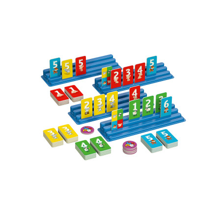 Schmidt Spiele MyRummy® Kids | Zahlen-Rätselspiel | Familienklassiker in Metallbox | Ab 5 Jahre