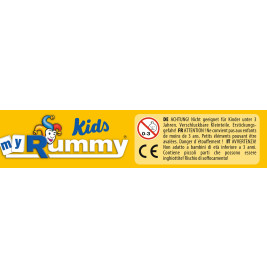 Schmidt Spiele MyRummy® Kids | Zahlen-Rätselspiel | Familienklassiker in Metallbox | Ab 5 Jahre
