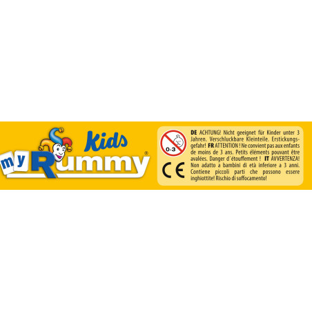Schmidt Spiele MyRummy® Kids | Zahlen-Rätselspiel | Familienklassiker in Metallbox | Ab 5 Jahre