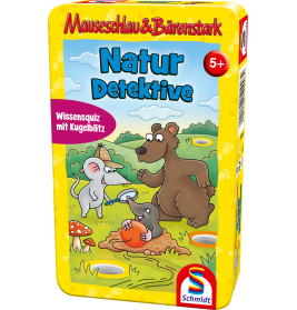 Schmidt Spiele Mauseschlau und Bärenstark Naturdetektive | Lernspiel ab 5 Jahren