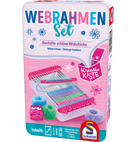 Schmidt Spiele Webrahmen-Set | Kreativ-Bastel-Set in Metallbox ab 5 Jahren