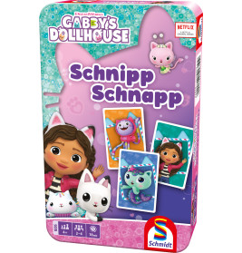Gabby's Dollhouse Schnipp Schnapp Kartenspiel - Schmidt Spiele Lizenz für TV-Fans | Ab 4 J.