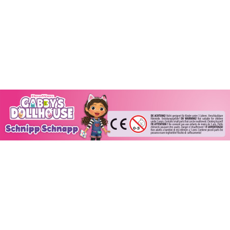 Gabby's Dollhouse Schnipp Schnapp Kartenspiel - Schmidt Spiele Lizenz für TV-Fans | Ab 4 J.
