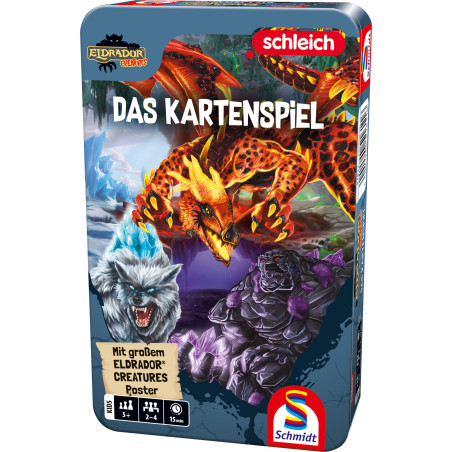 Schleich Eldrador Kartenspiel - Schmidt Spiele Strategie für Fantasy Fans | Ab 4 J.