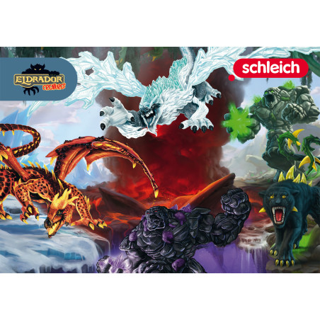 Schleich Eldrador Kartenspiel - Schmidt Spiele Strategie für Fantasy Fans | Ab 4 J.