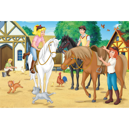 Selecta Puzzle-Box Bibi & Tina – 4 Puzzles (2x100, 2x150 Teile) ab 6 Jahre