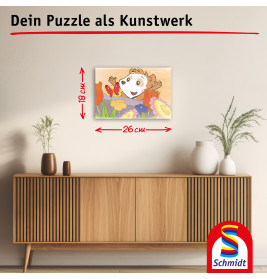 Selecta Puzzle-Box Bobo Siebenschläfer – 4 Kinderpuzzles (2x26, 2x48 Teile) ab 3 Jahre