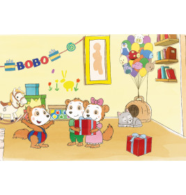 Selecta Puzzle-Box Bobo Siebenschläfer – 4 Kinderpuzzles (2x26, 2x48 Teile) ab 3 Jahre