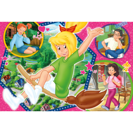 Schmidt Spiele Puzzle Bibi Blocksberg Hex-Hex 100 Teile – Magischer Puzzlespaß für kleine Hexenfans