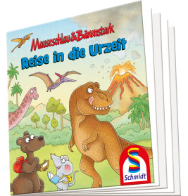 Schmidt Spiele Puzzle Mauseschlau & Bärenstark Urzeit | 60 Teile, ab 5 Jahren, EAN 4001504564117