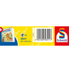 Schmidt Spiele Puzzle Mauseschlau & Bärenstark Urzeit | 60 Teile, ab 5 Jahren, EAN 4001504564117