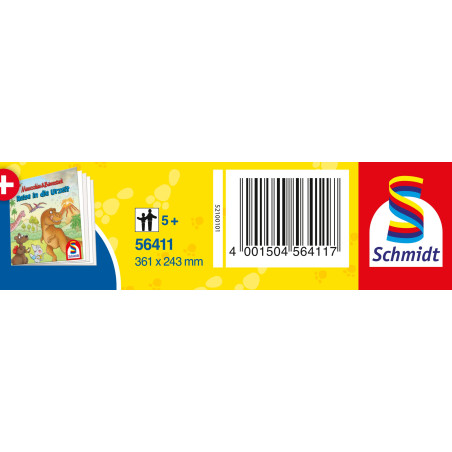 Schmidt Spiele Puzzle Mauseschlau & Bärenstark Urzeit | 60 Teile, ab 5 Jahren, EAN 4001504564117